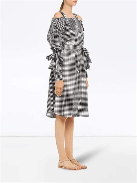 prada vichy dress|saks prada dresses.